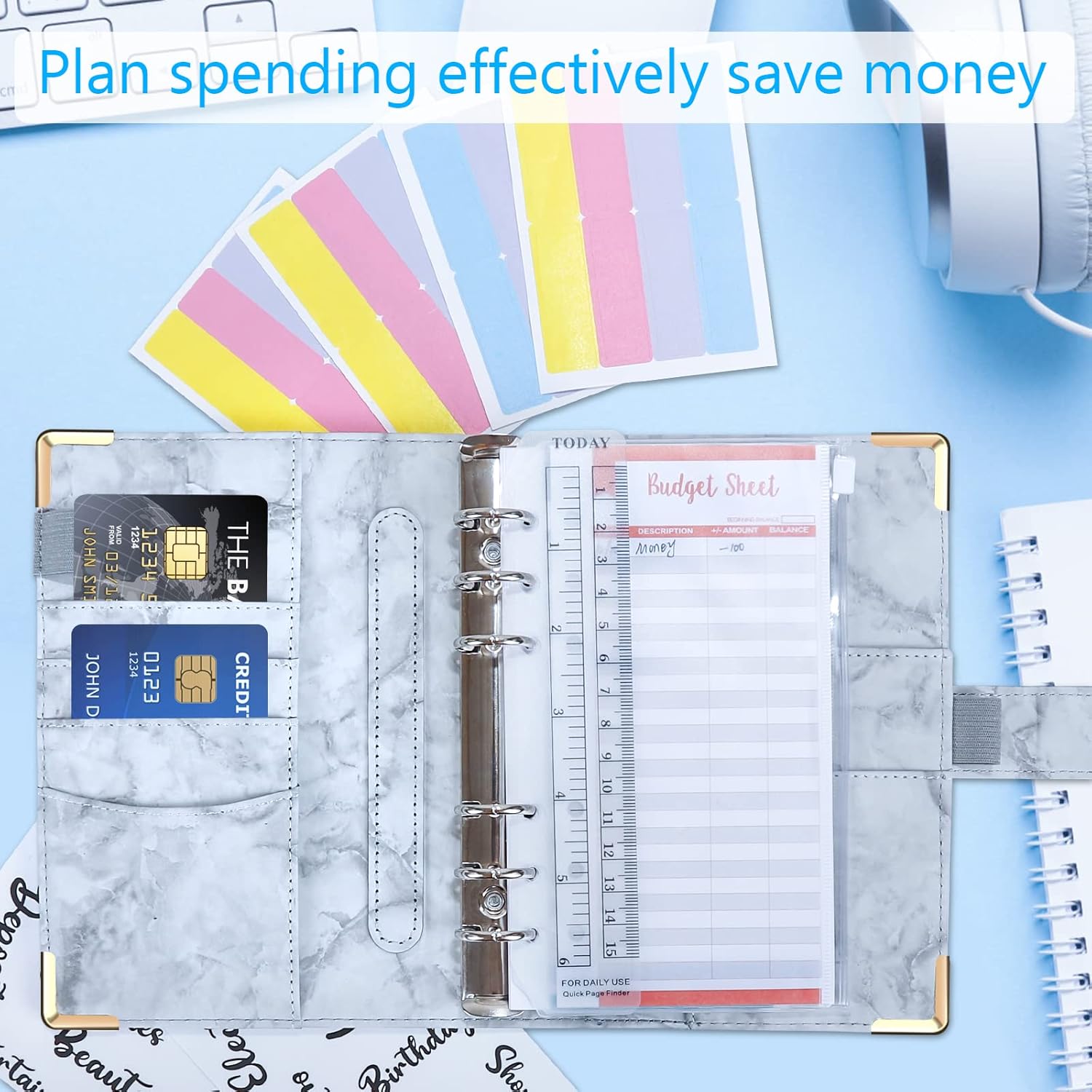 Kit Planificateur de Budget A6 — 30 Pièces