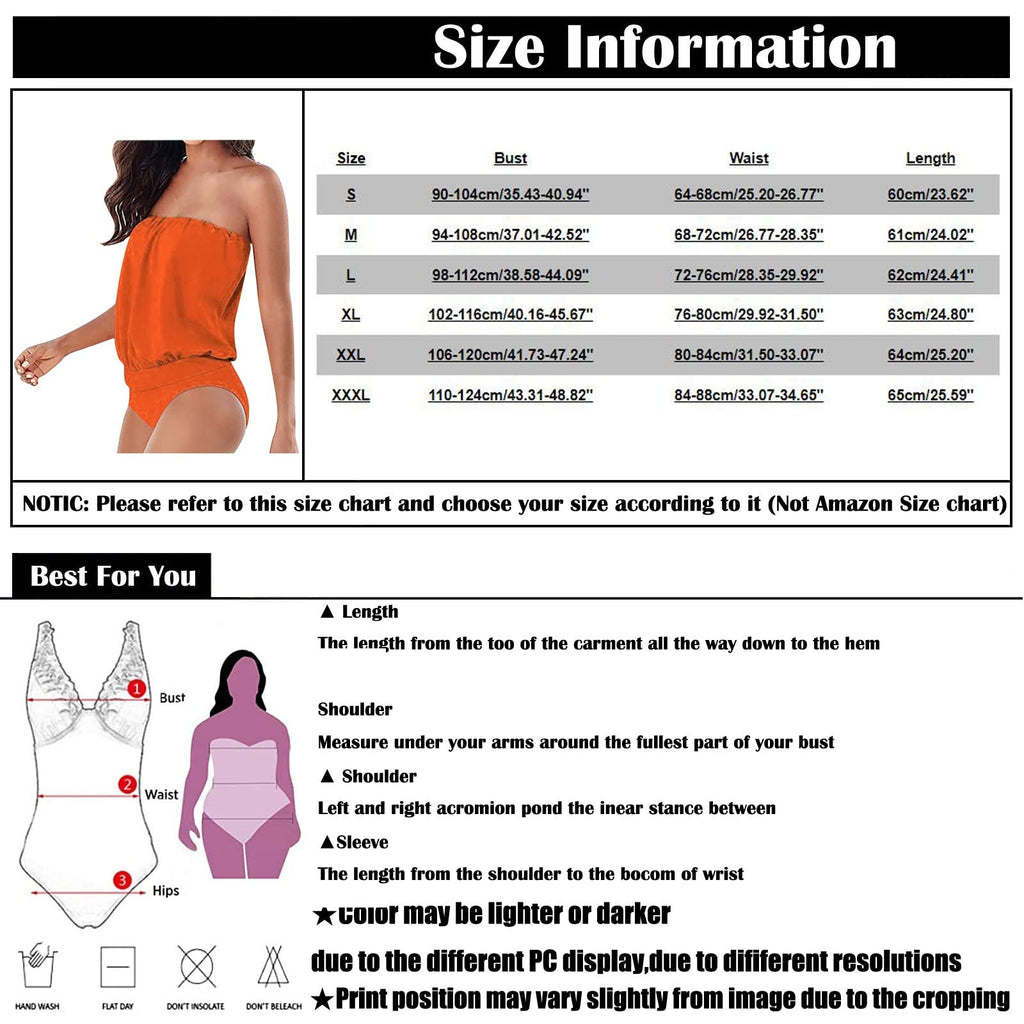 Maillot de Bain Femme 1 Pièce Gainant — Style Bandeau Épaule Dénudée