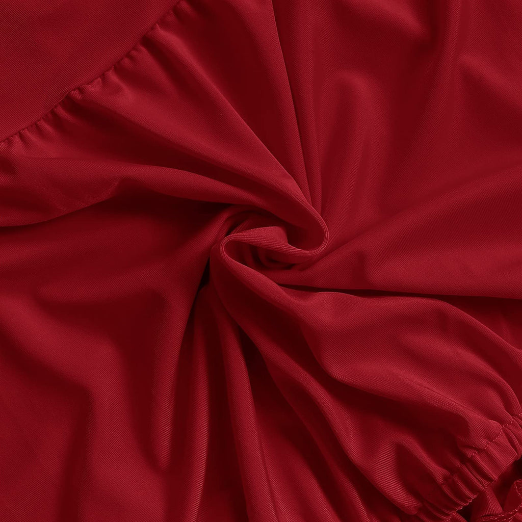 Maillot de Bain Femme 1 Pièce Gainant — Style Bandeau Épaule Dénudée