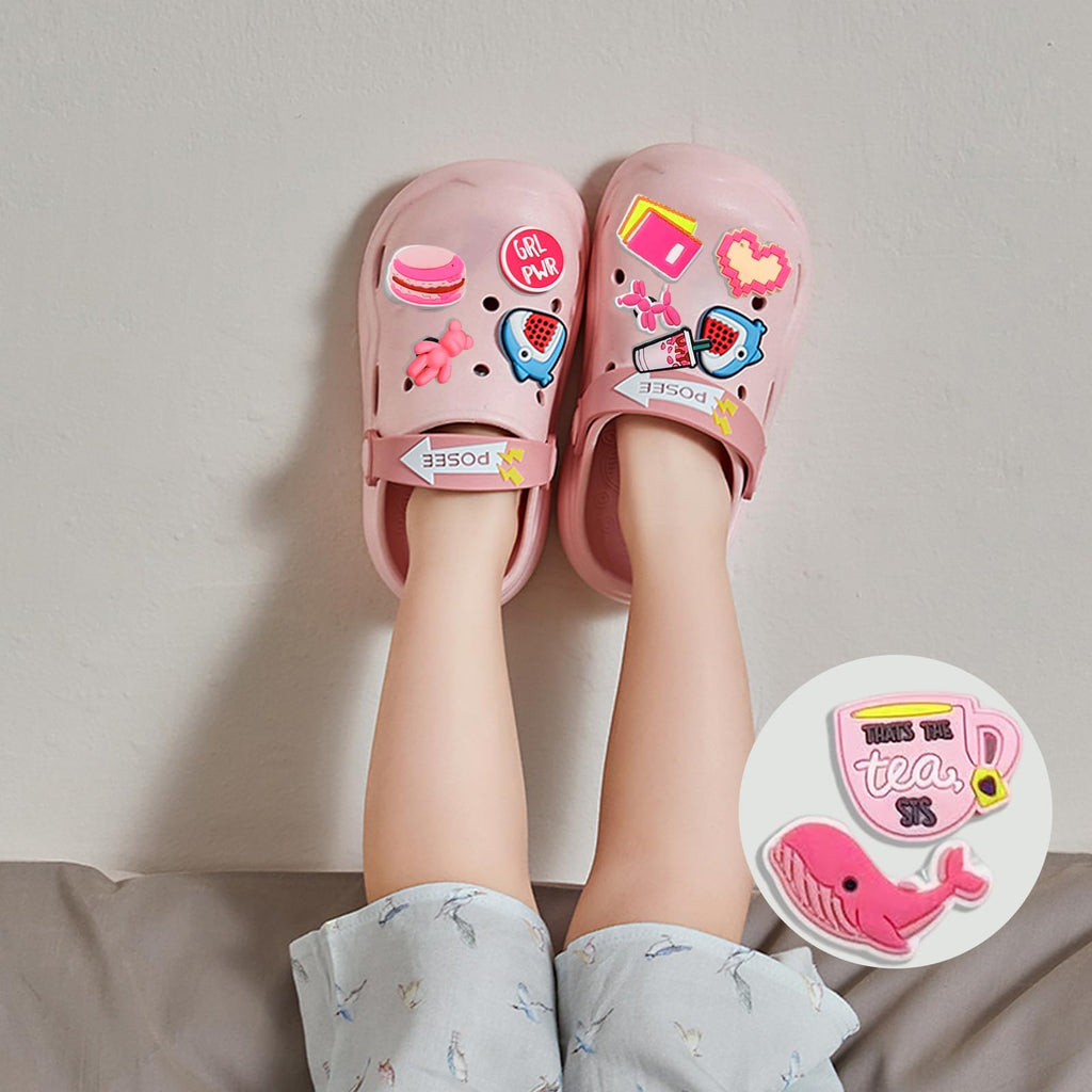 60 Pièces Pins pour Crocs — Bijoux de Chaussures PVC
