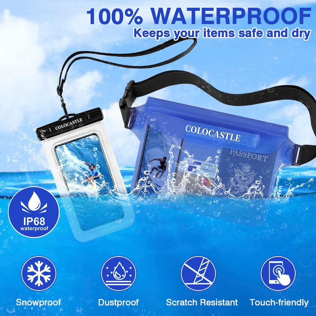 Pochette Étanche Smartphone IPX8 — Sac Imperméable avec Sangle Réglable