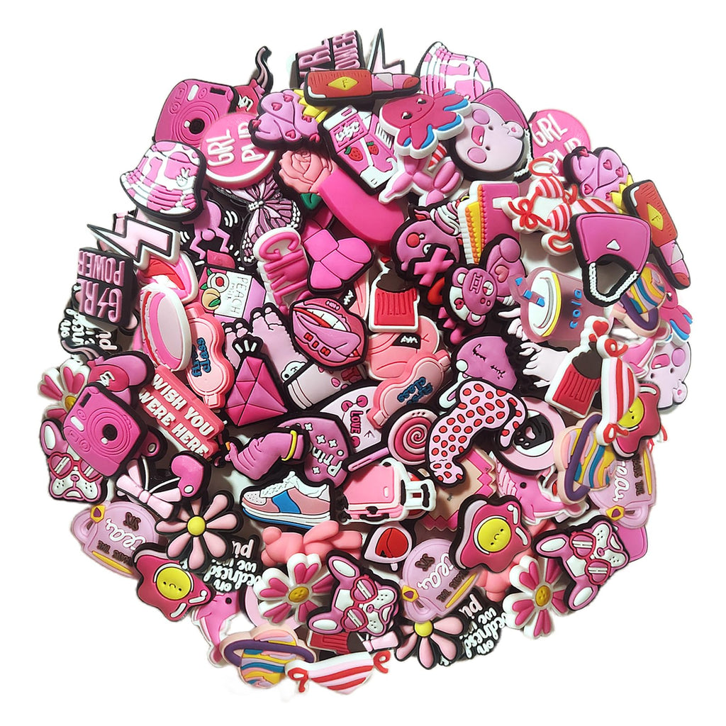 60 Pièces Pins pour Crocs — Bijoux de Chaussures PVC