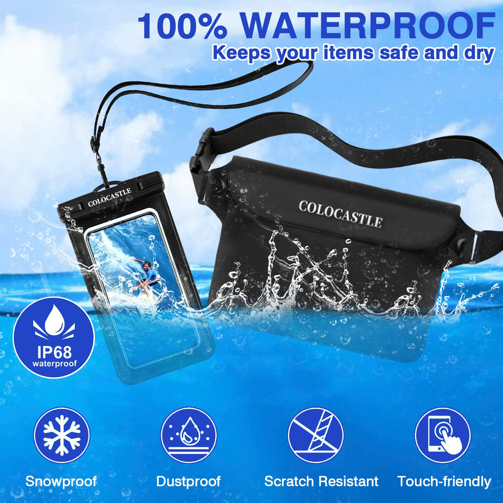 Pochette Étanche Smartphone IPX8 — Sac Imperméable avec Sangle Réglable